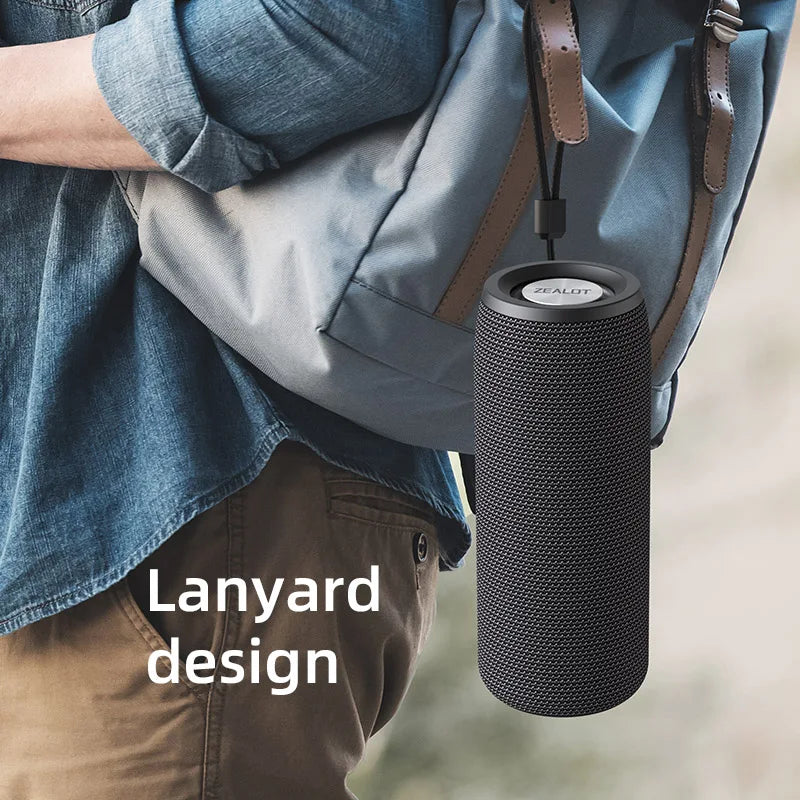 Zealot S51 Portable Bluetooth Speaker With Enhanced Bass IPX5