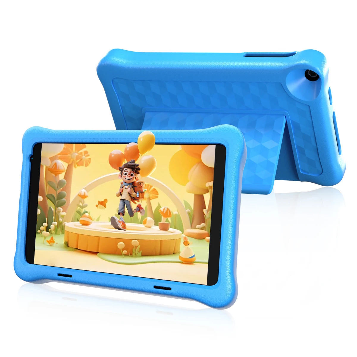BESTSKIC Kid Tablet Android Quad Core 2GB RAM 32GB 128GB Expandable Case