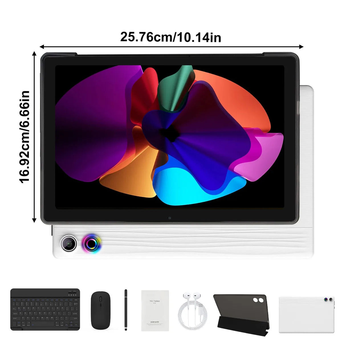 10.95 Inch Android 14 Tablet 14GB RAM 64GB ROM Octa-Core Processor 6800mAh With Keyboard Case Mouse Stylus 8 in 1 Tablet Kit