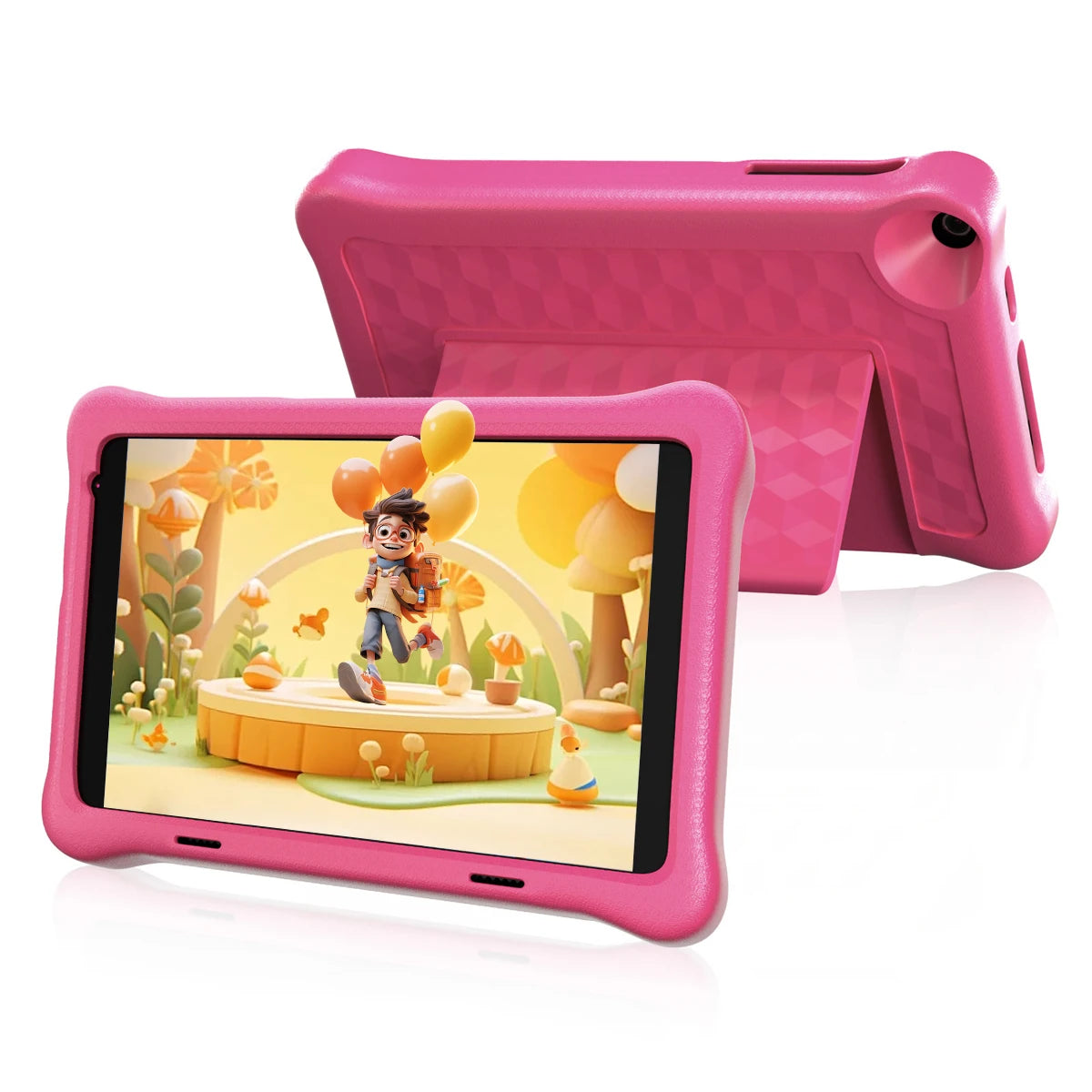 BESTSKIC Kid Tablet Android Quad Core 2GB RAM 32GB 128GB Expandable Case