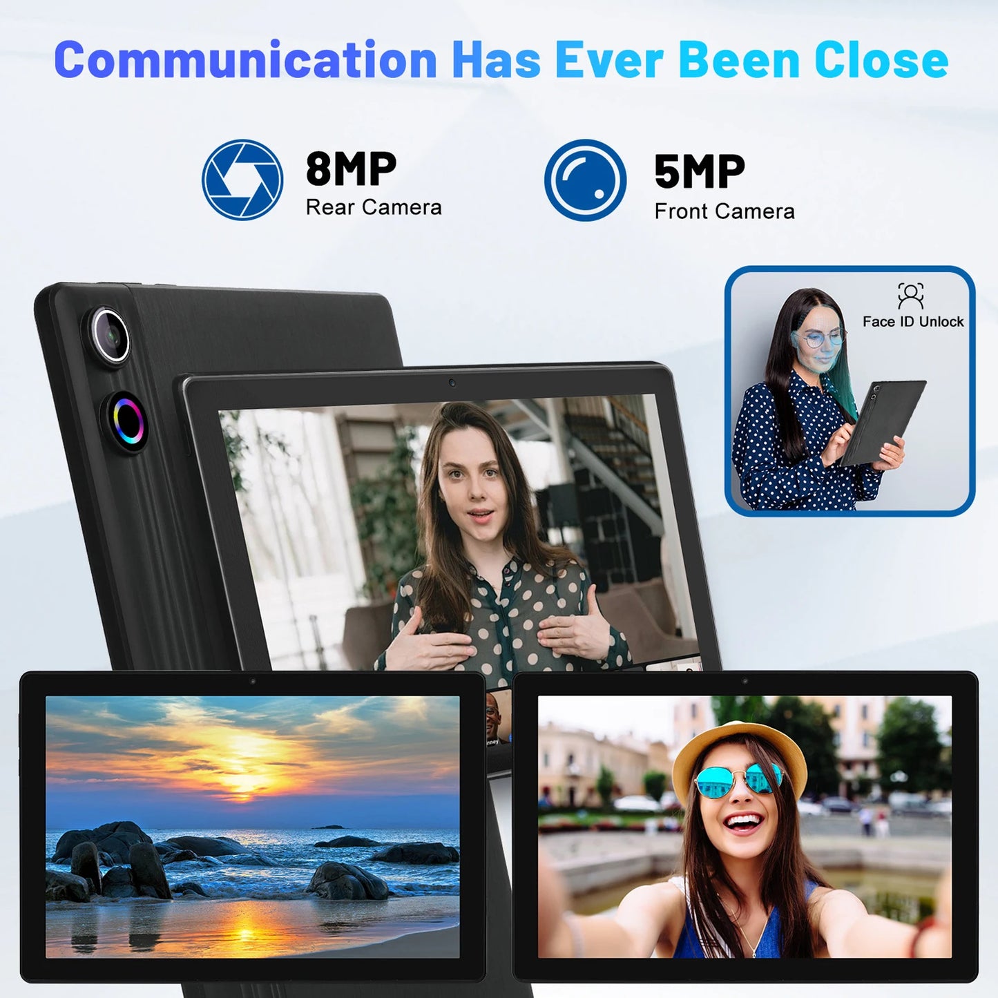 10.95 Inch Android 14 Tablet 14GB RAM 64GB ROM Octa-Core Processor 6800mAh With Keyboard Case Mouse Stylus 8 in 1 Tablet Kit