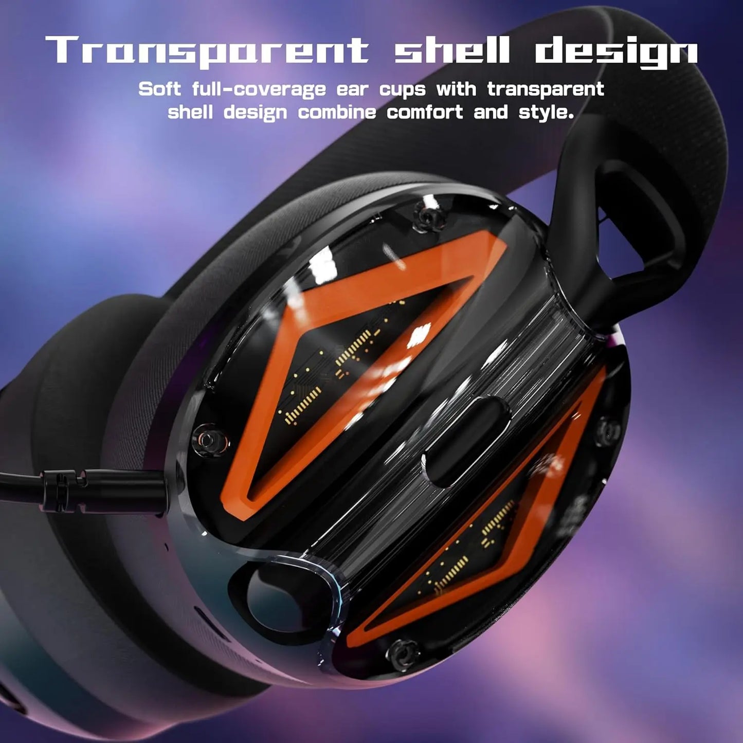 Mambasnake Attack Shark L60 Wireless Gaming Headset Tri Mode 40mm
