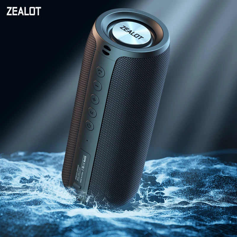 Zealot S51 Portable Bluetooth Speaker With Enhanced Bass IPX5