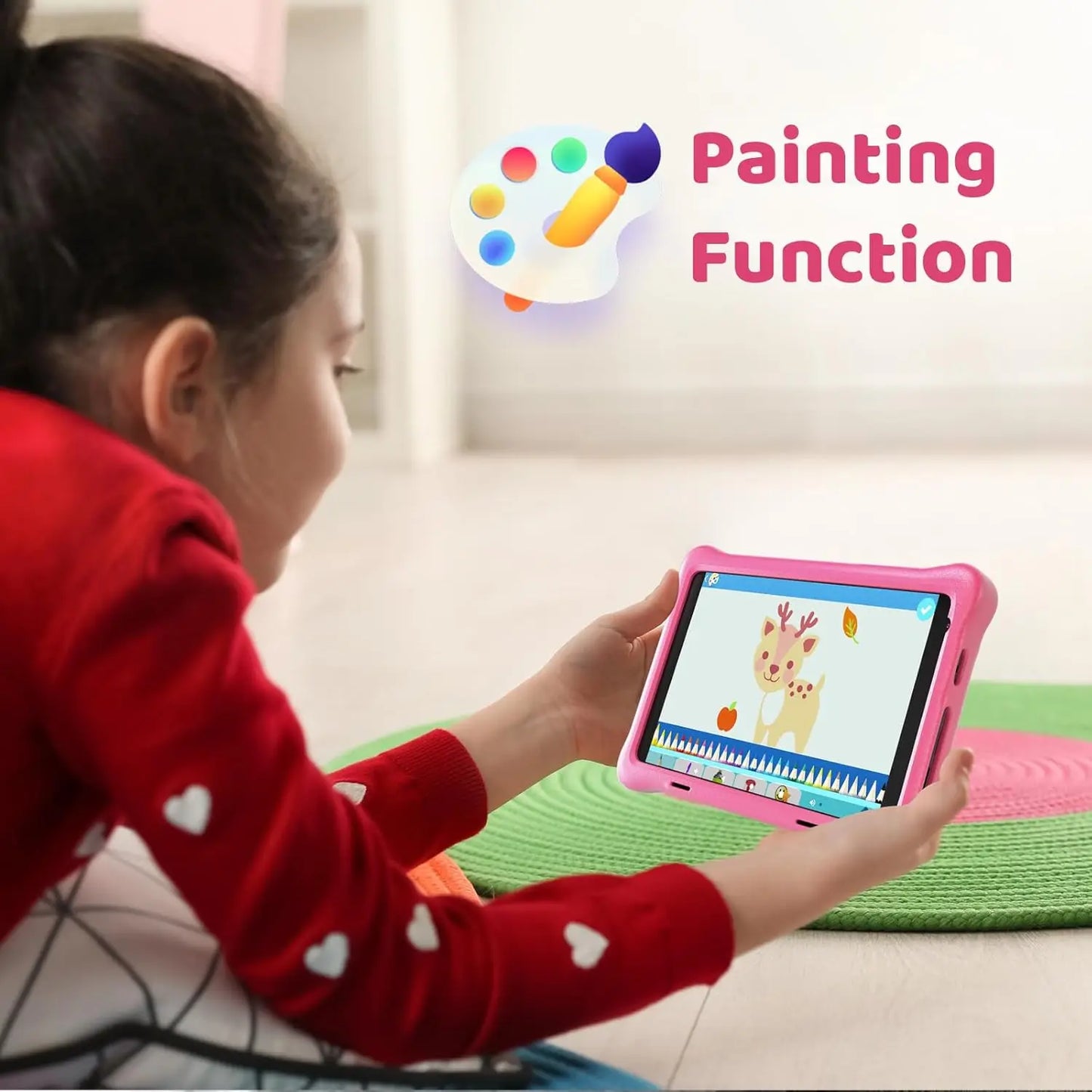URAOC Kids Tablet Android 12 2GB RAM 64GB ROM Parental Control