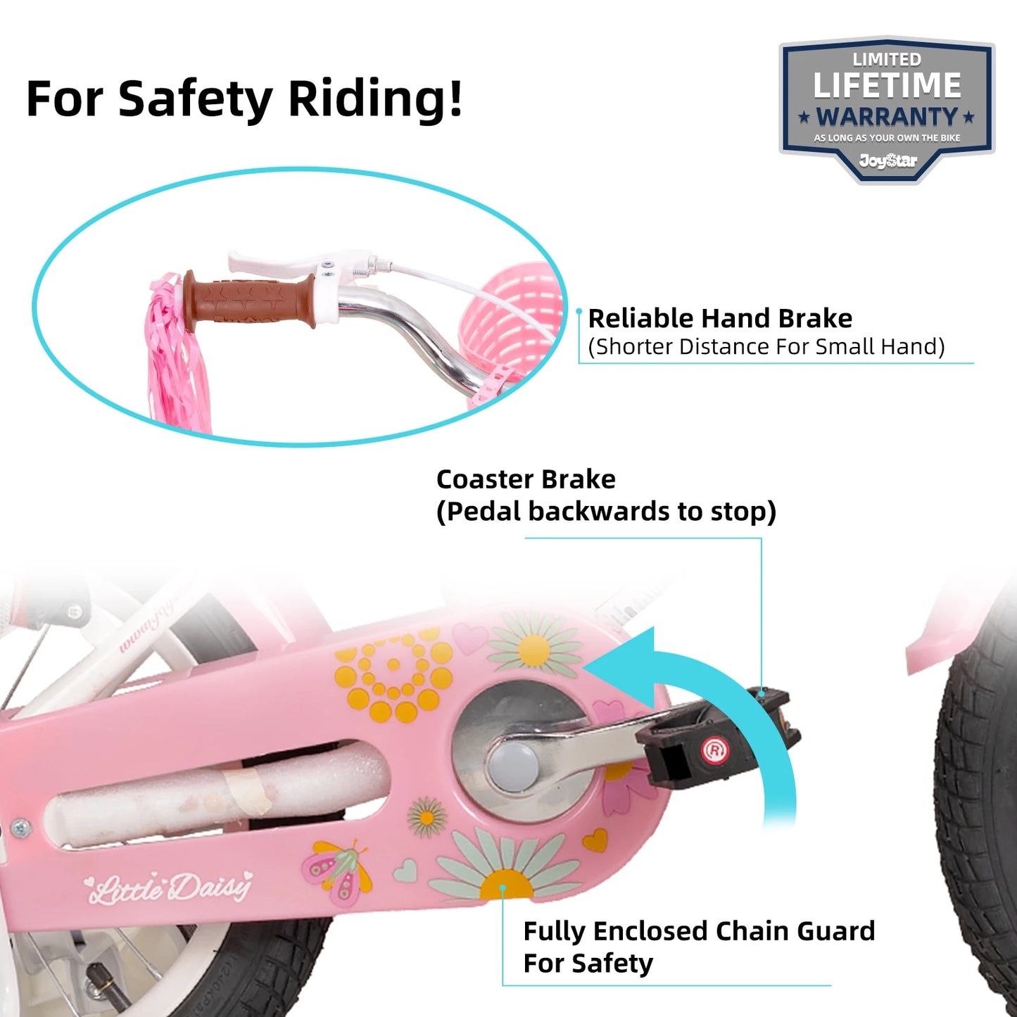 JOYSTAR Little Daisy Kids Bike For Girls