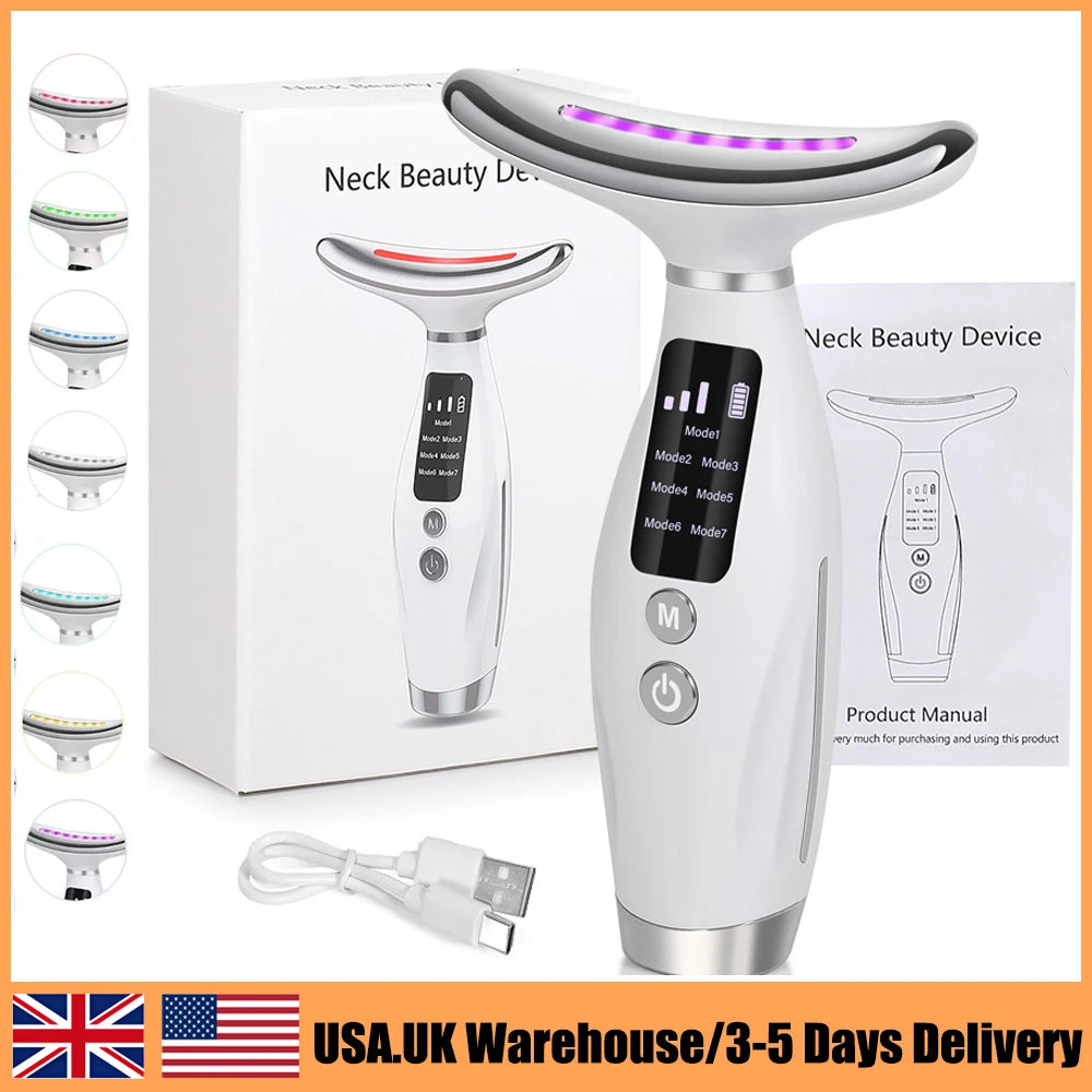 DearBeauty Face Neck Beauty Device 7 Modes Skin Lifting Massager