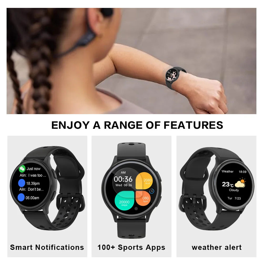 Anyloop Smartwatch for Women Fitness Tracker Health Monitoring