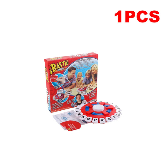 1/2/3PCS Spanish Puzzle Board Games Quick Thinking Letters Pressing Board Game Fast Paced Family Word Games For Adults Children