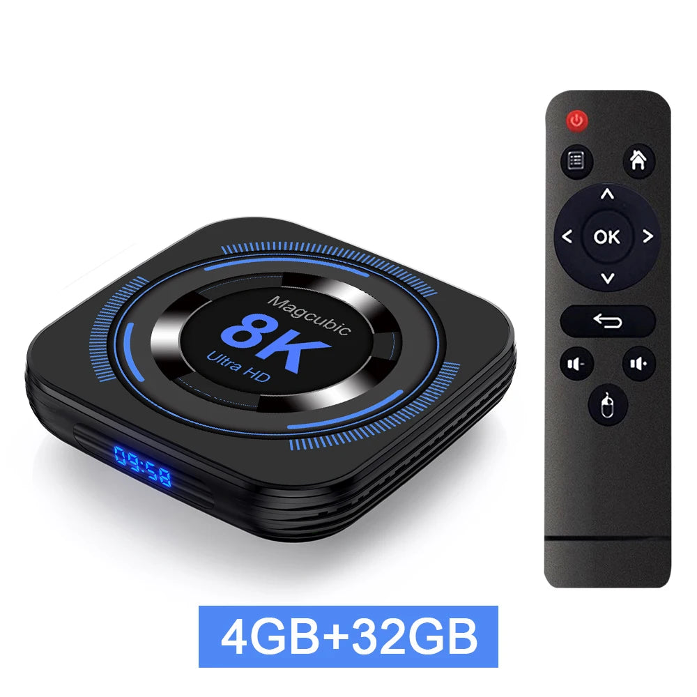 Magcubic  Allwinner H618 Android 12 TV BOX Dual Wifi 32G64G Quad Core Cortex A53 Support 8K Video 4K BT4.0 Set top box