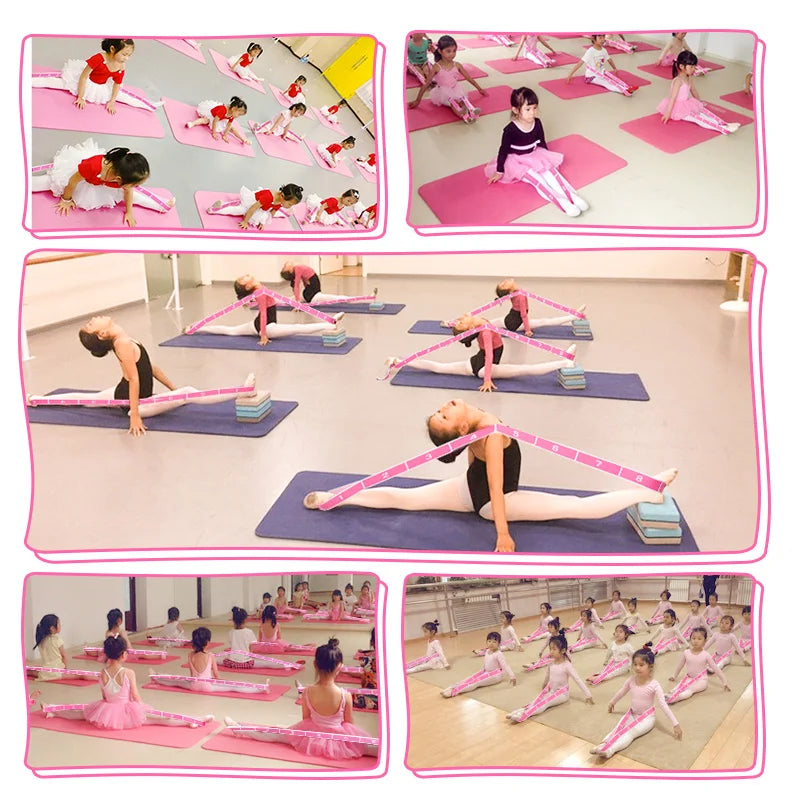 Children's Dance Elastic Band Digital Section for Stretching Resistance Belt Exercise Gymnastics Girls Rubber Band for 2027