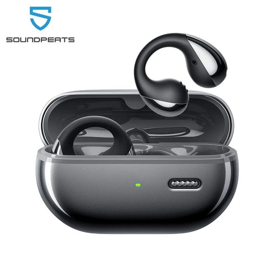 SoundPEATS PearlClip Pro Open Ear Bluetooth Earbuds with Mic