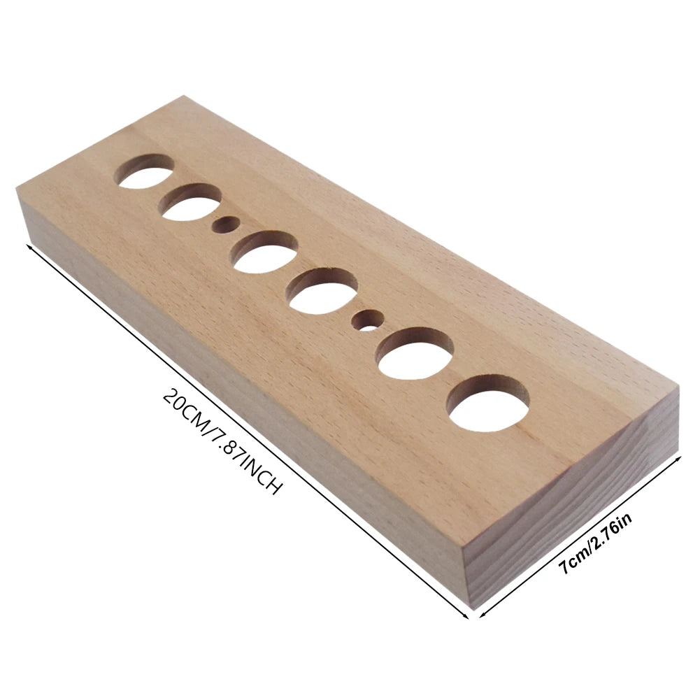 RZAHUAHU IN14 Glow Tube Clock Kit Beech Wood Nixie LED