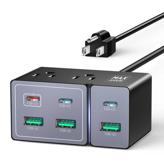 Iseyyox 8-Port 160W GaN Charging Hub for Multiple Devices