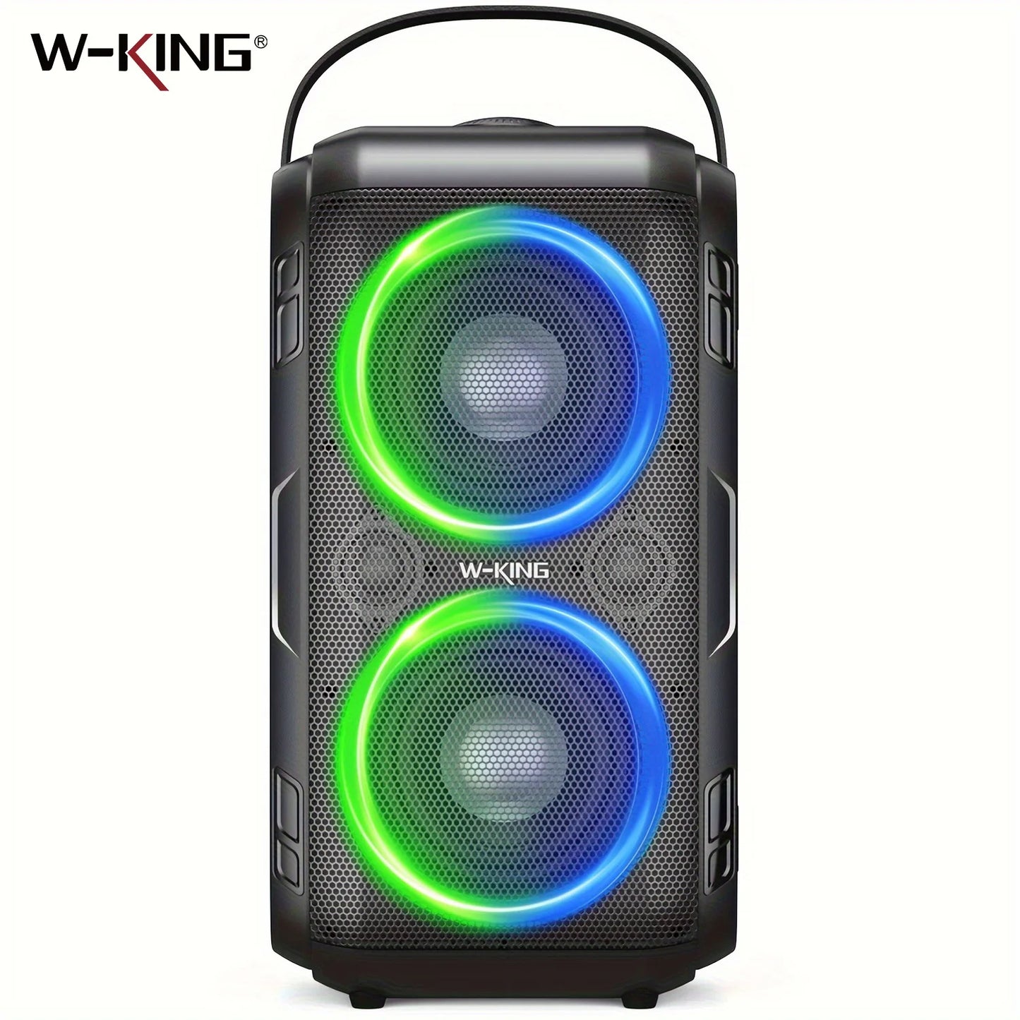 W King 80W RMS Portable Bluetooth Party Speaker with 4 Drivers