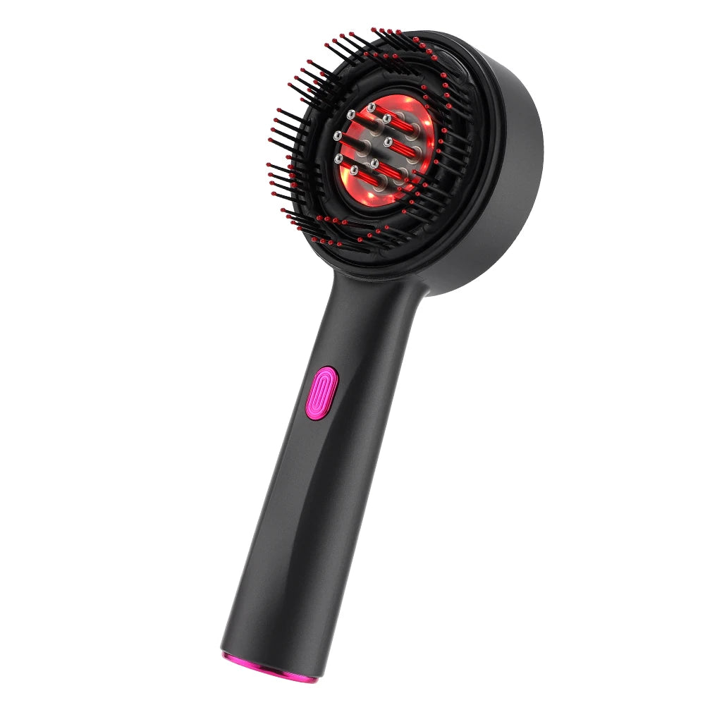 Hailicare Electric Scalp Vibration Massage Comb Infrared Light Oil Applicator