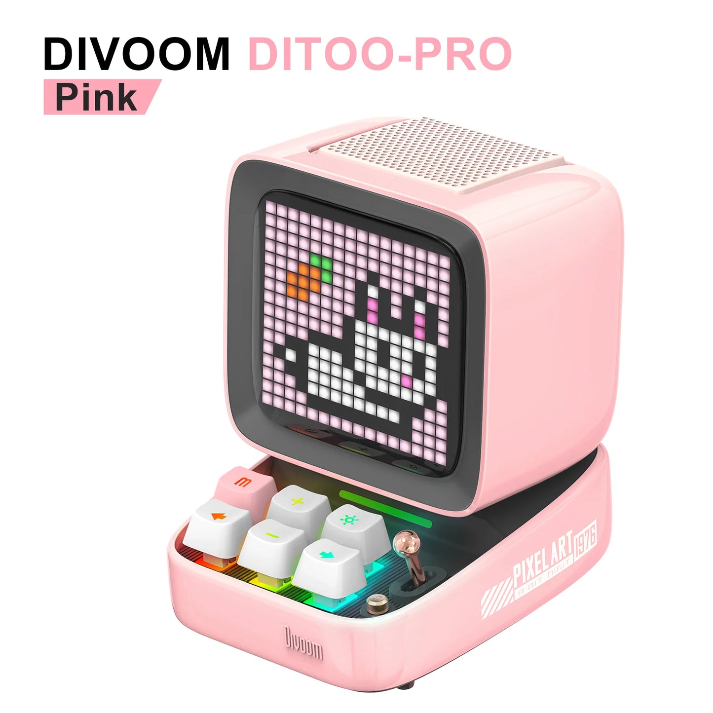 Divoom Ditoo Pro Retro Pixel Art Bluetooth Speaker Clock