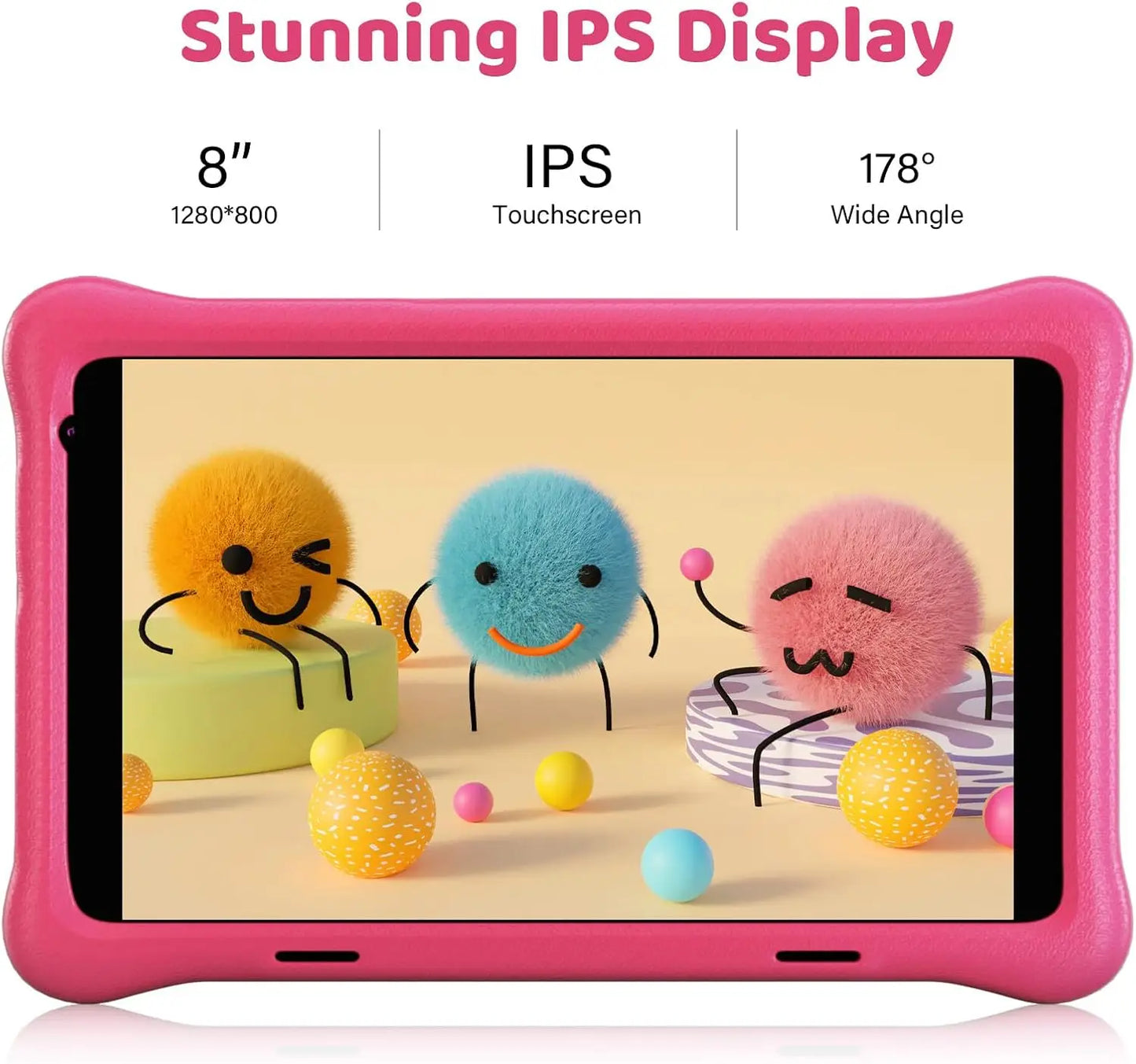URAOC Kids Tablet Android 12 2GB RAM 64GB ROM Parental Control